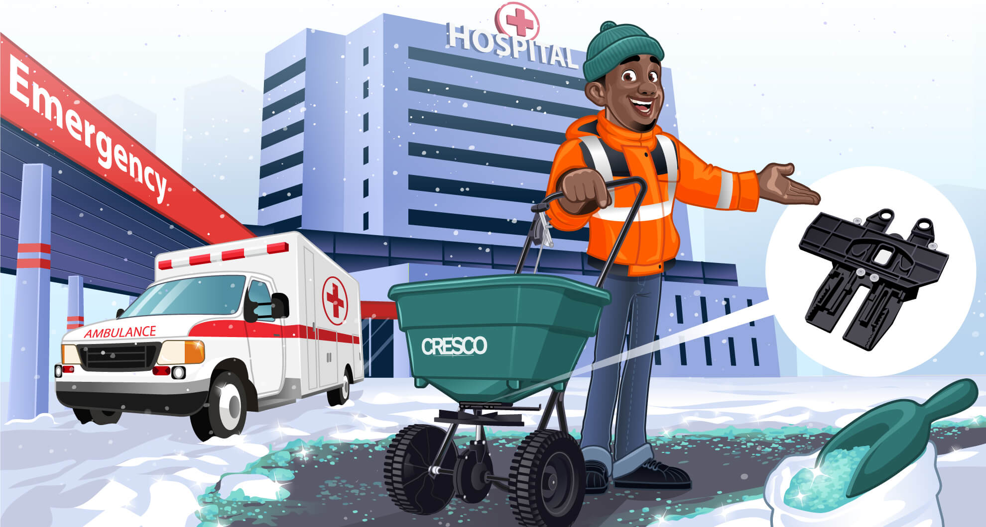 How Does A Salt Spreader Work? — All Your Questions Answered Cresco